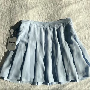 Aritzia Sunday Best Pleated Mini Skirt